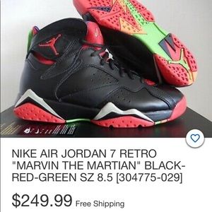 Jordan 7 Marvin Martians